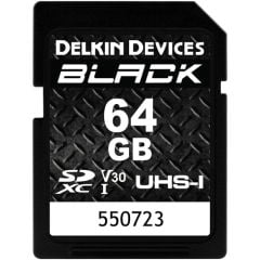 DELKIN BLACK 64GB UHS-I SD V30