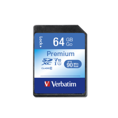 VERBATIM 44024 - SDXC Memory Card 64GB Class 10