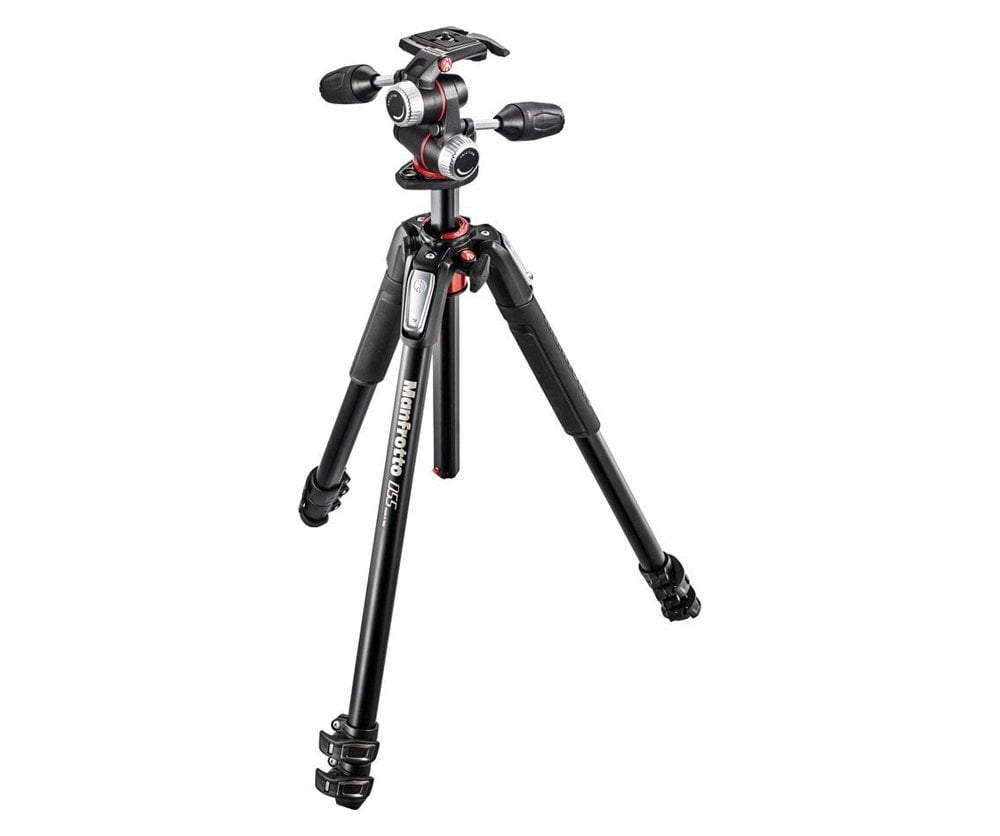 Manfrotto MK055XPRO3-3W 055serisi Tripod ve 3yönlü Başlıklı Kit
