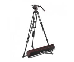 Manfrotto MVK608TWINGA Nitrotech 608 Alu Twin G Video Tripod Kiti