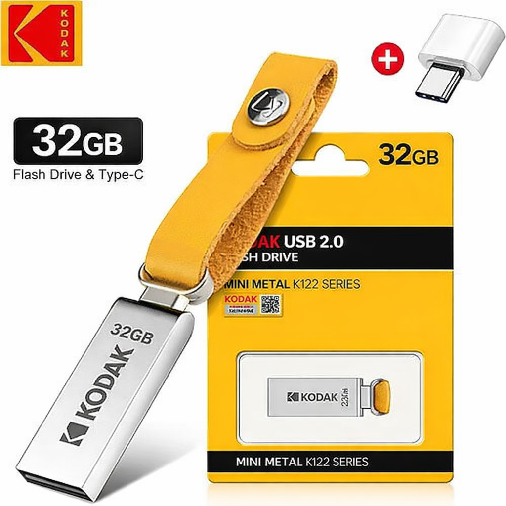 Kodak 32GB 2.0 Metal USB Bellek (K122)