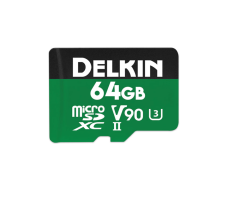 Delkin 64GB Power UHS-II (V90) Micro SD Hafıza Kartı