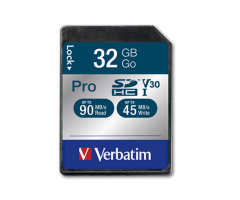 Verbatim 32GB SDHC Pro U3 Hafıza Kartı