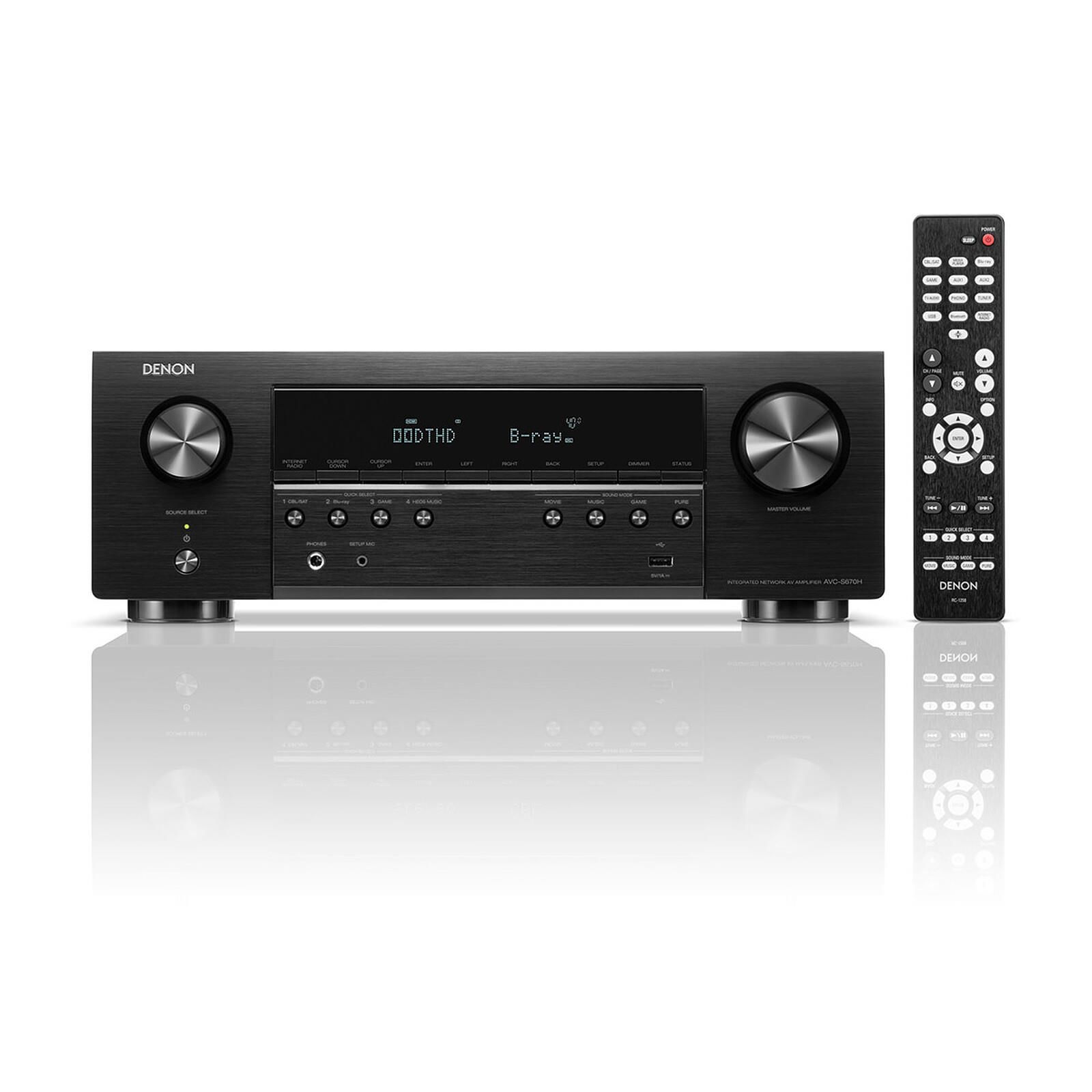 Denon AVC-S670H 5.2 Channel 8K AV Receiver Siyah