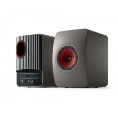 KEF LS50 Wireless II HiFi Aktif Hoparlör Çift Titanyum Gri