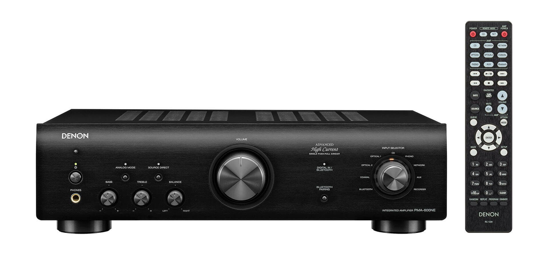 Denon PMA 600NE Integrated Amplifier and Bluetooth Siyah