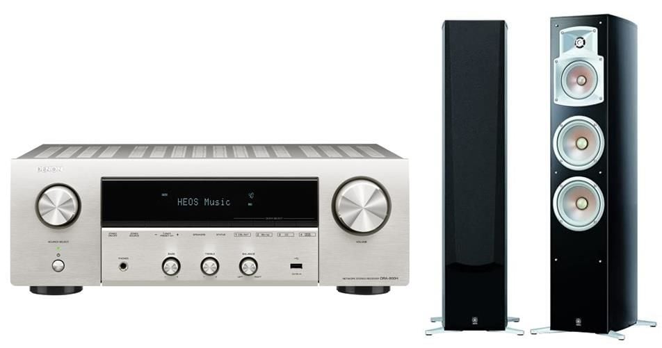 Denon DRA 800H&Yamaha NS 555 Network Müzik Sistemi