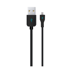Micro USB Android için Data Senkronizasyon ve Şarj Kablosu Siyah Rengi