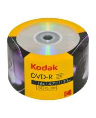 Kodak DVD-R Yazılabilir Boş DVD 50'li Paket 4895199900127
