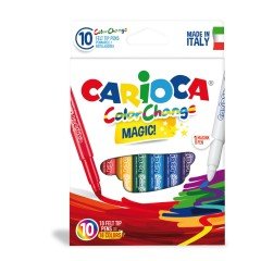 Carioca Renk Değiştiren Sihirli Keçeli Boya Kalemi (9 Renk + 1 Renk) - 42737