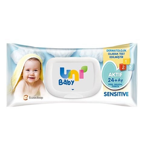 Uni Baby Aktif Sensitive Islak Mendil 90 Yaprak