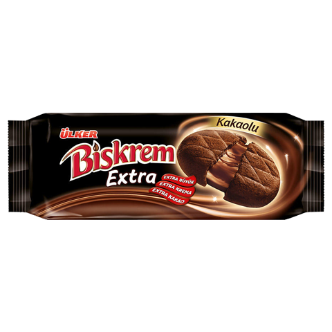 Ülker Biskrem Extra Kakao Kremalı Bisküvi 230 Gr