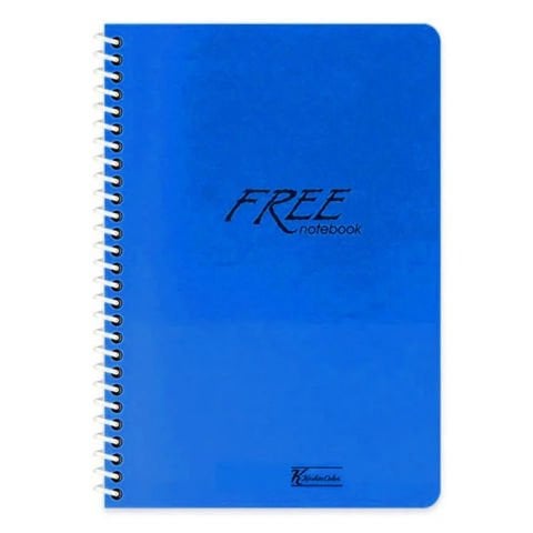 Keskin Color Free Spiralli 80 Yaprak A4 Çizgisiz Defter