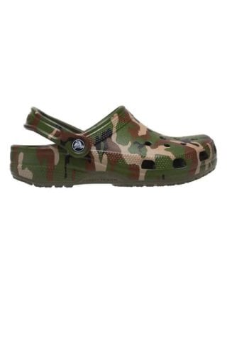 Crocs Classic Printed Camo Clog Erkek Terlik Haki 206454-3TC
