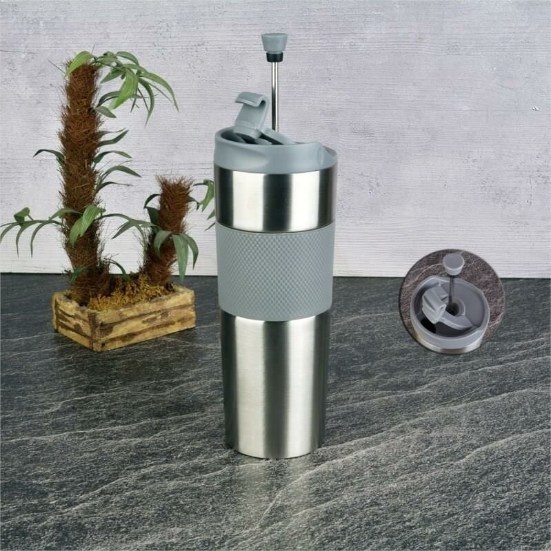 French Press Kupa Gri 500 Ml THN75255