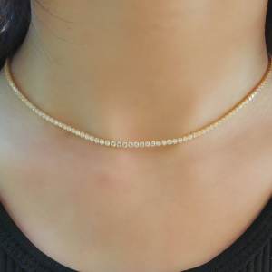 Su Yolu Gümüş Gerdanlık Gold