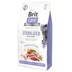 Brit Care Diyet Ördekli Tahılsız Kısır Kedi Maması 1 Kg Açık Ambalaj