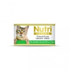 Nutri Feline Ton Balıklı Tavuk Ve Ciğerli Yaş Kedi Maması 80 Gr