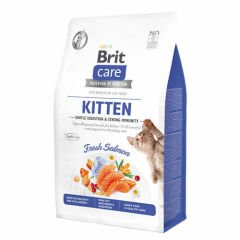 Brit Care Tahılsız Somonlu Bağışıklık Destekleyici Yavru Kedi Maması 1 Kg Açık Ambalaj