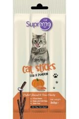 Supreme Cat Ton Balıklı Ve Balkabaklı Ödül Çubuk 3x5 Gr