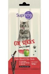 Supreme Cat Sığır Etli Ve Elmalı Ödül Çubuk 3x5 Gr