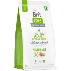 Brit Care Digest Relax Tavuklu Böcek Proteinli Orta Irk Yetişkin Köpek Maması 1 KG Açık Ambalaj