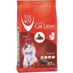 Vancat Naturel Parfümsüz İnce Kedi Kumu 10kg