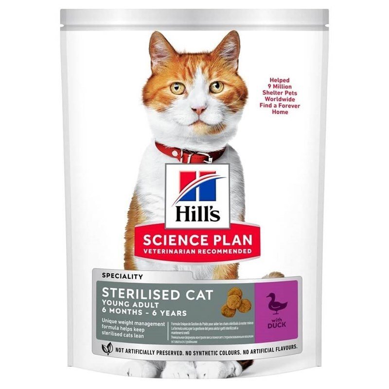 Hills Sterilised Ördekli Kısırlaştırılmış Kedi Maması 1,5 KG