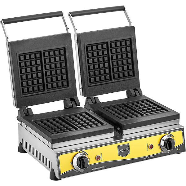 Çiftli Kare Model Waffle Makinesi Elektrikli