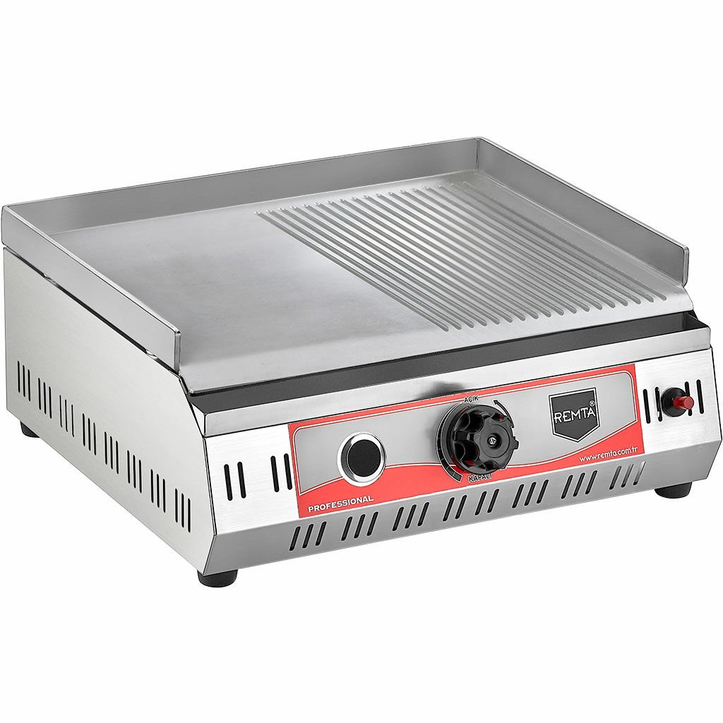 50 cm Plate Half Slotted Grill Gas CE