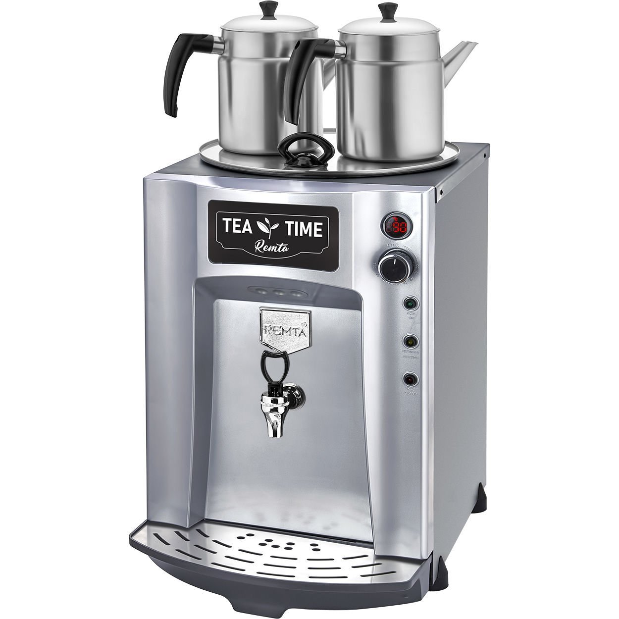 2 Demlikli Premium Jumbo Çay Makinesi 23 lt