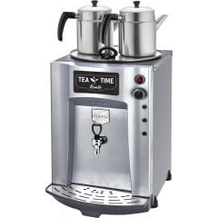 2 Demlikli Premium Jumbo Çay Makinesi 23 lt Şamandıralı (Şebekeden Su Alma)
