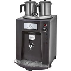 2 Demlikli Premium Jumbo Çay Makinesi 23 lt Şamandıralı (Şebekeden Su Alma)