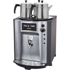 3 Demlikli Premium Jumbo Çay Makinesi 40 lt Şamandıralı (Şebekeden Su Alma)