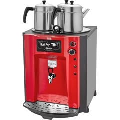 3 Demlikli Premium Jumbo Çay Makinesi 40 lt Şamandıralı (Şebekeden Su Alma)