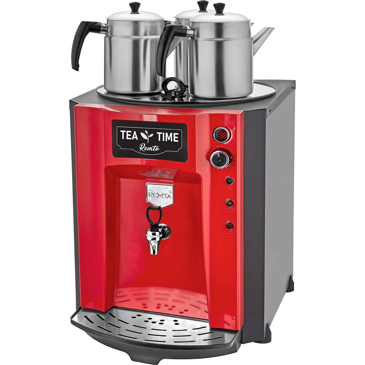 3 Demlikli Premium Jumbo Çay Makinesi 40 lt