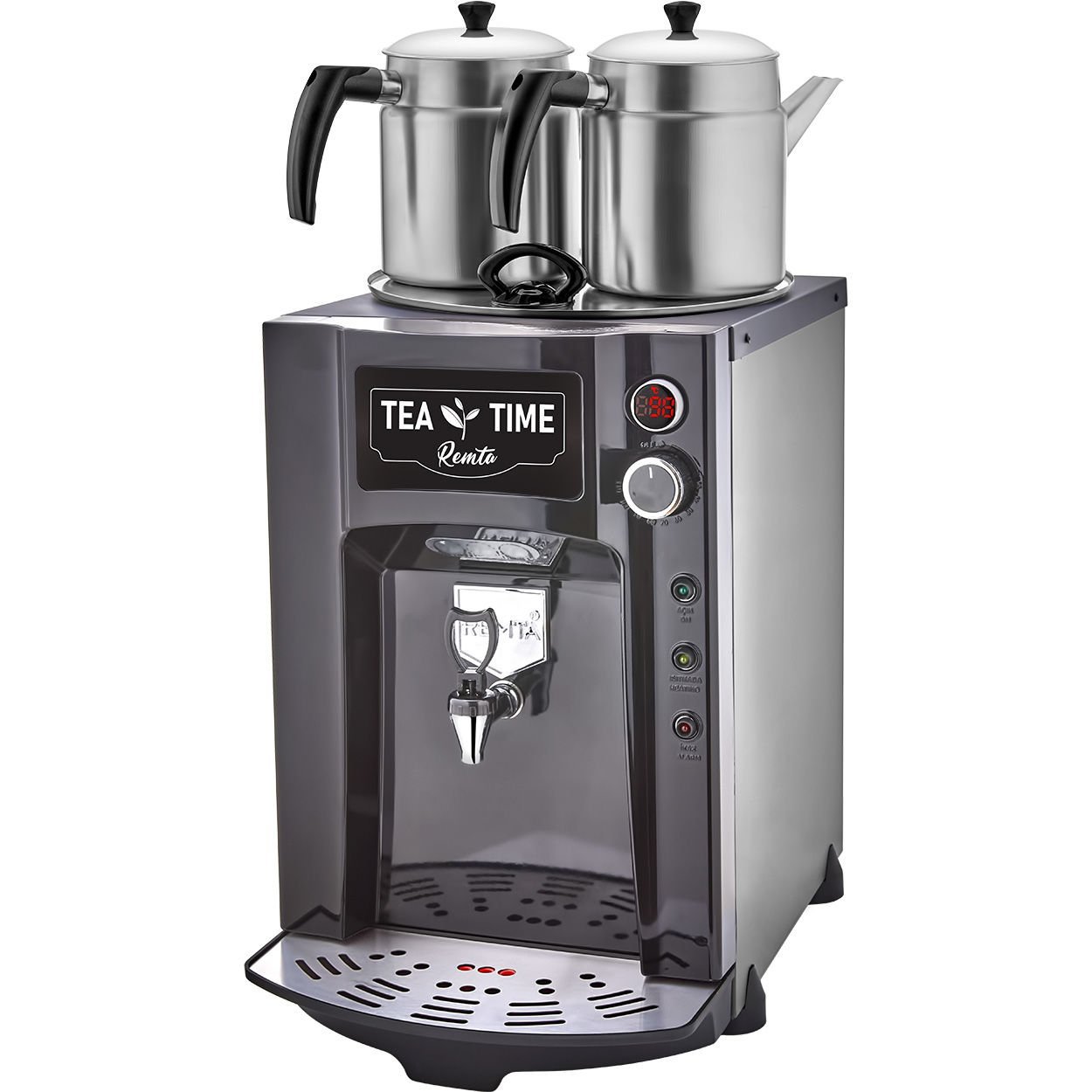 2 Demlikli Premium Jumbo Çay Makinesi 15 lt