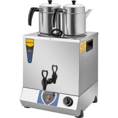 17 lt Çift Demlikli Elektrikli Kahveci Çay Ocağı - (Demlikler Dahil)
