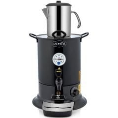 Remta Tek Demlikli Elite Çay Makinesi 10 lt Siyah - EL12