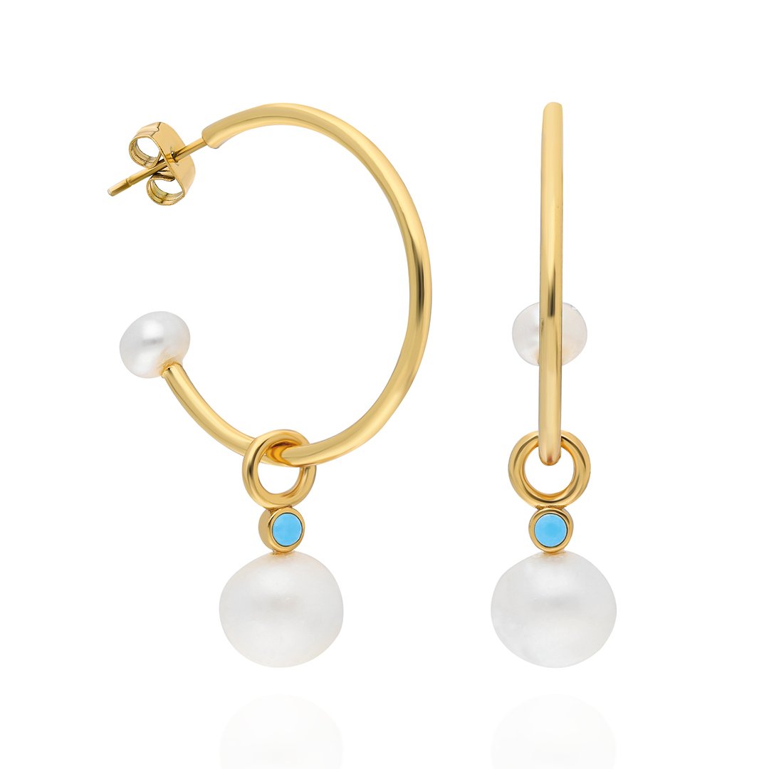 Gossip Earrings Turquoise