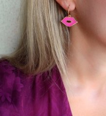Red Kiss Earrings