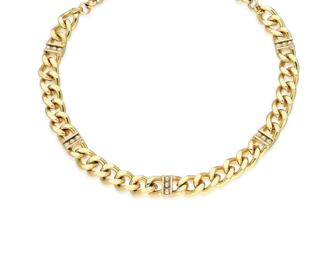 Chain Pearl Bracelet