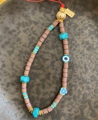 Turquoise Phone Charm