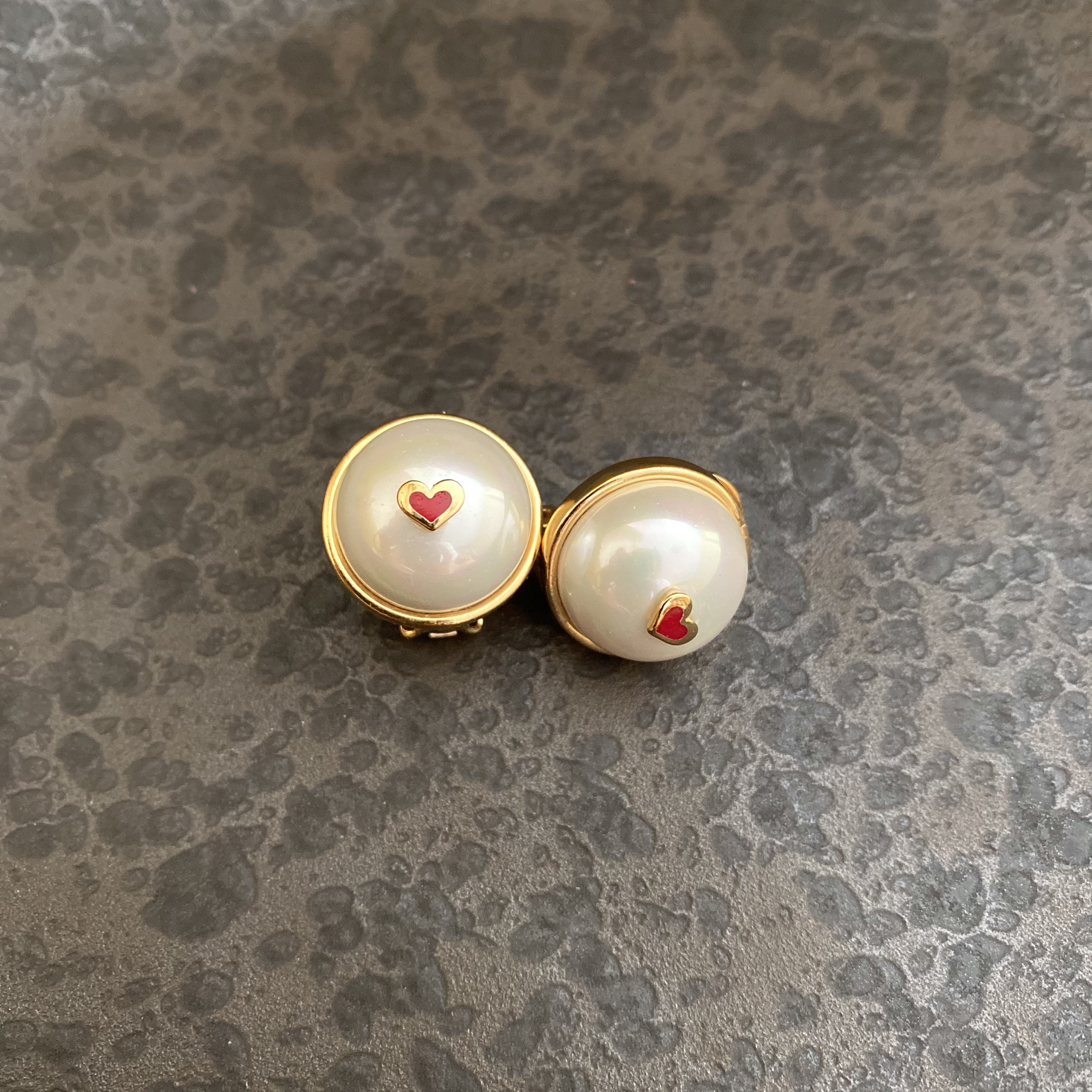 Red Sweet Heart Earrings