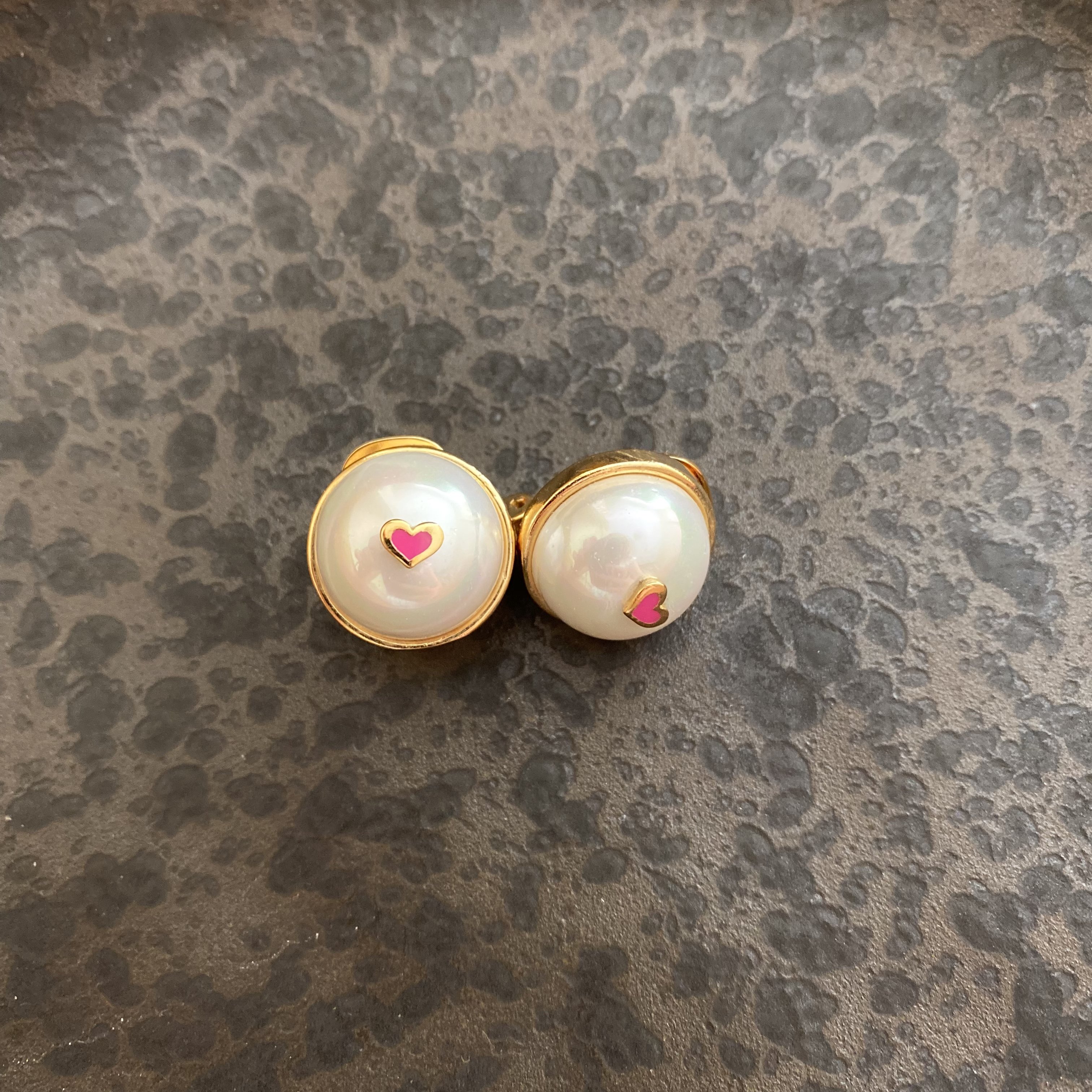 Pink Sweet Heart Earrings
