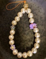 Purple Elephant Phone Charm