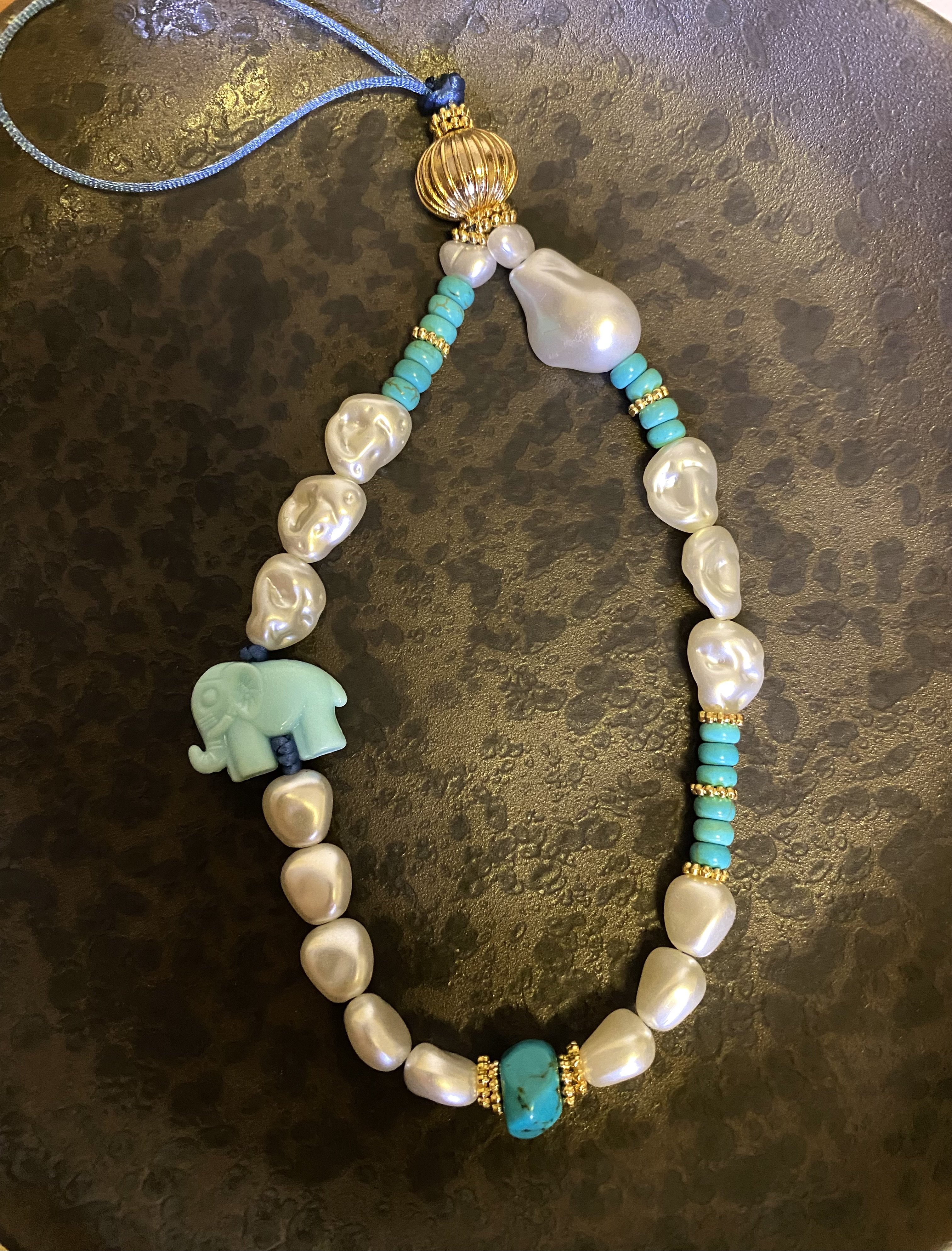 Pearl Phone Charm