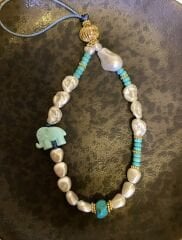 Pearl Phone Charm