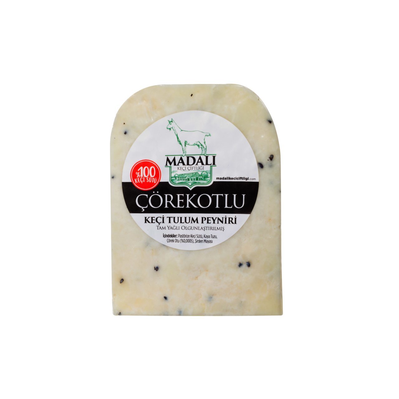 %100 Keçi Çörek Otlu Tulum Peyniri 250gr