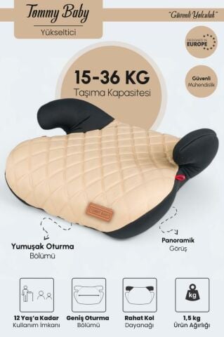 TommyBaby Yükseltici 15-36 KG Yükseltici Oto Koltuğu